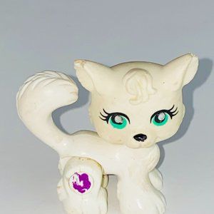 Polly Pocket Sparkling Pets Blue Eye Cat Feet Move Kids Toy Animal Figure
